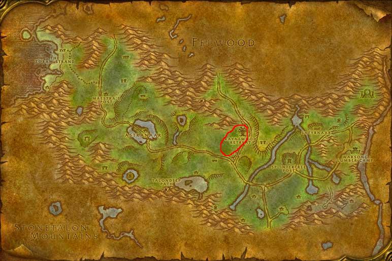 Ashenvale map