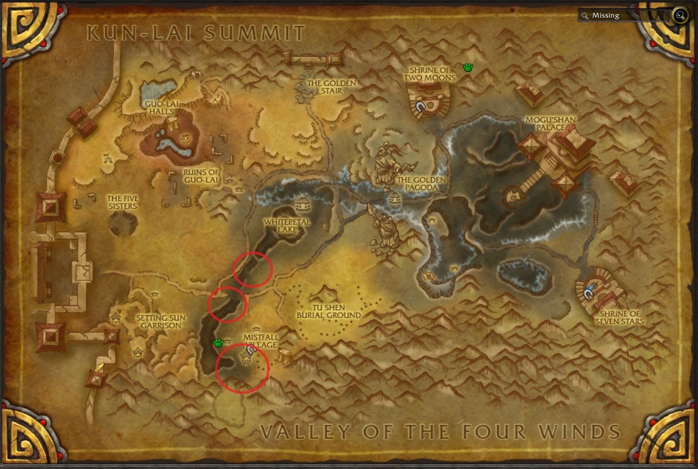 Pet battles in Vale of Eternal Blossoms